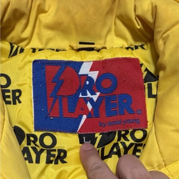 Vintage 90s Pittsburgh Steelers Pro Player Daniel Young Large Retro NFL Jacket - Picture 3 of 11